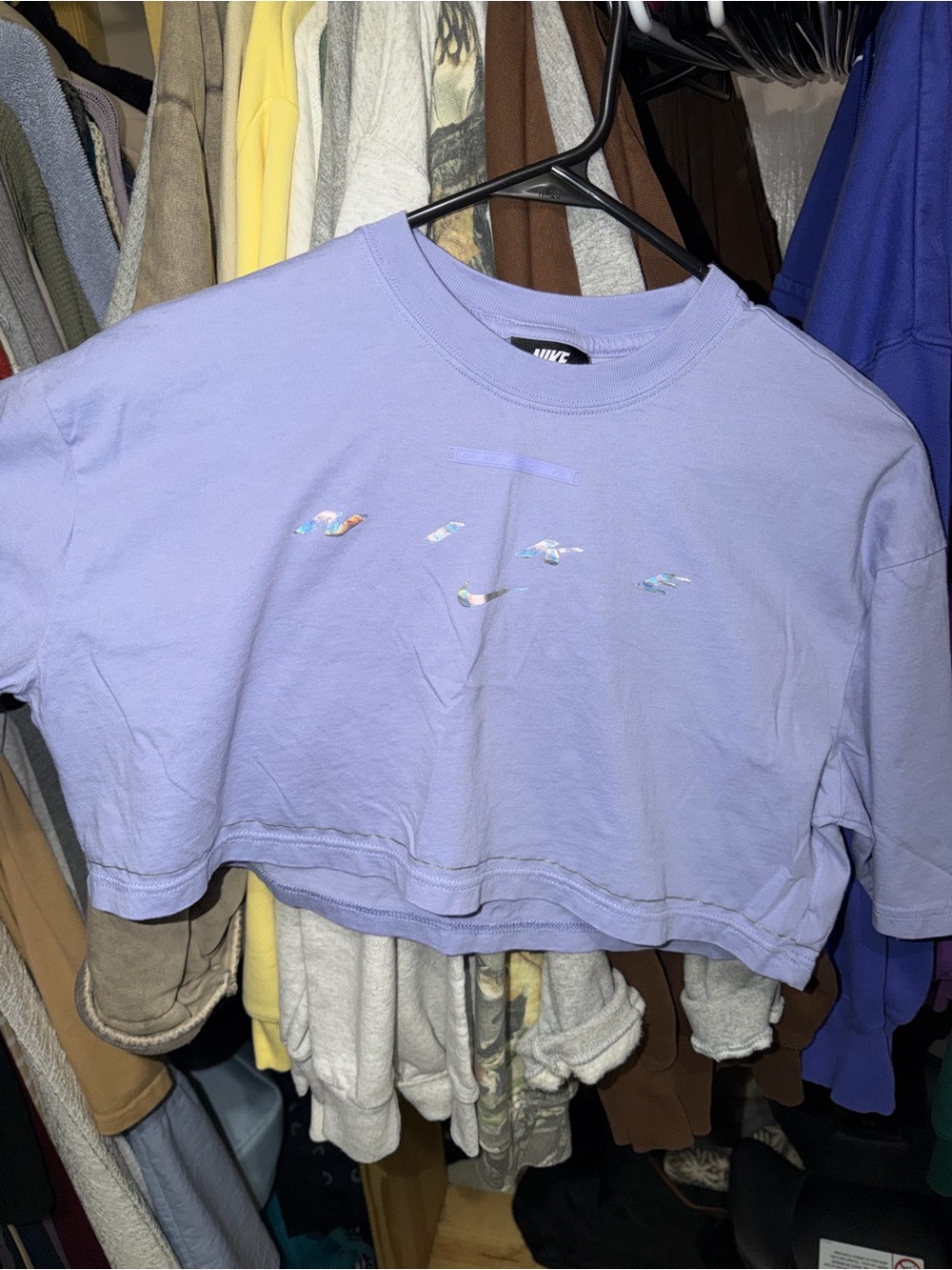 Nike Lavender crop top